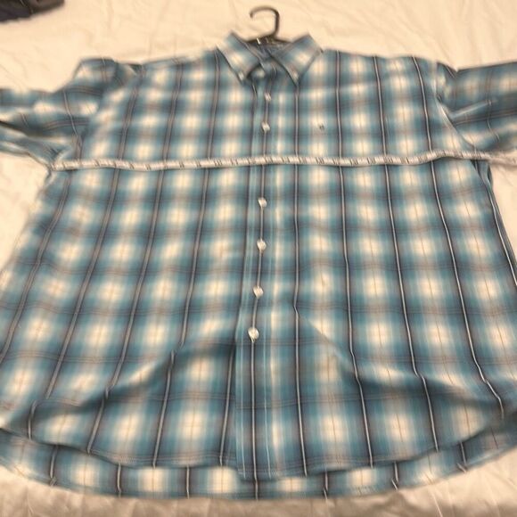 Stetson Cotton Shirt - XL - blue & white - Picture 5 of 10